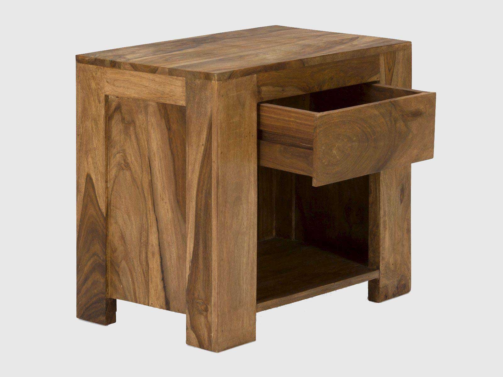 Sheesham Wood Bedside Table