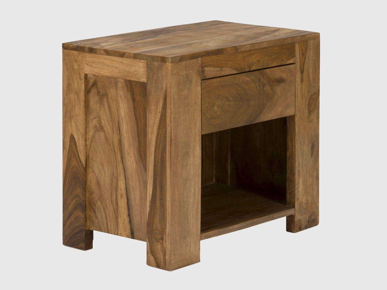 Sheesham Wood Bedside Table