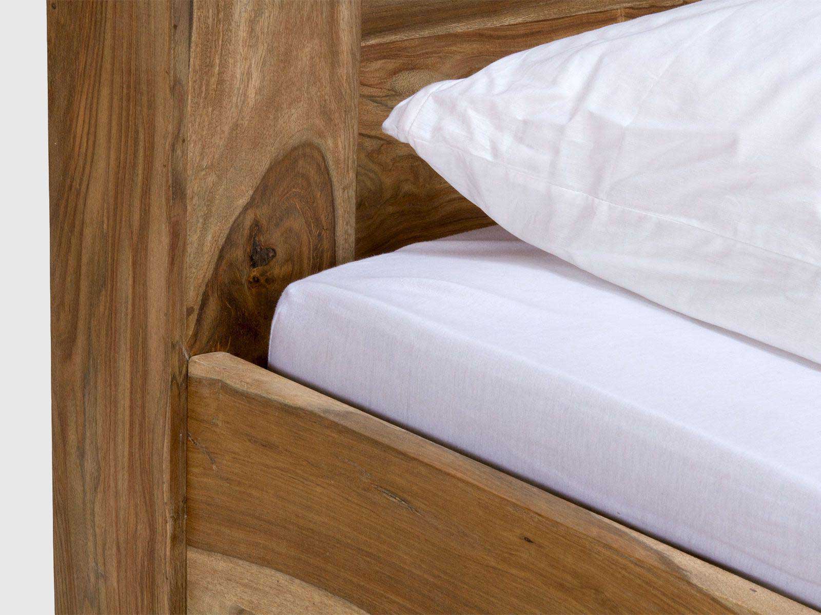 Sheesham Wood Queen Size Four-Poster Bed
