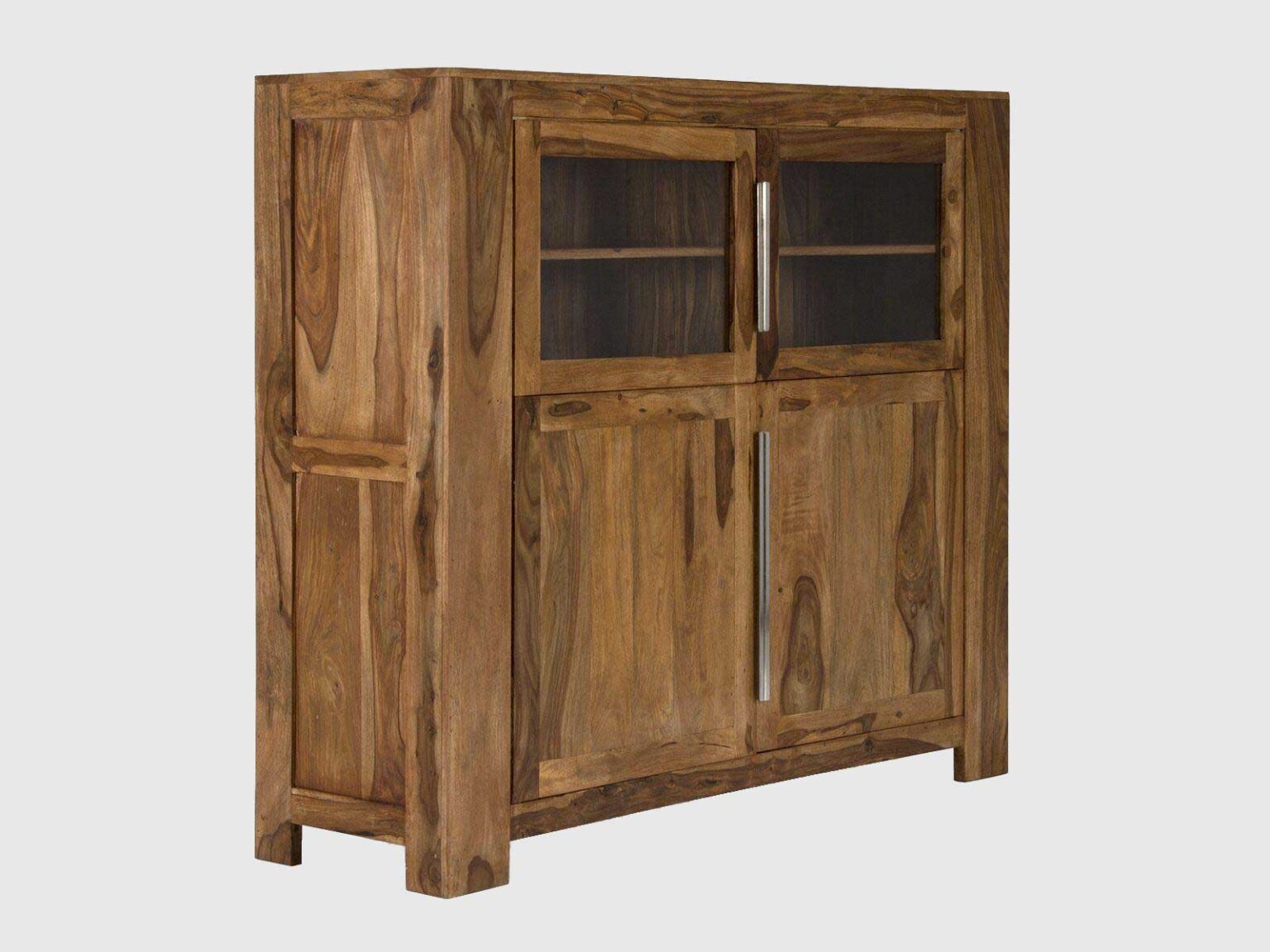 Sheesham Wood Display Cabinet