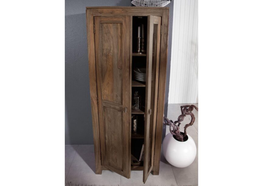 Alpaca Modern Sheesham Wood Wardrobe Cabinet #16 - Duraster