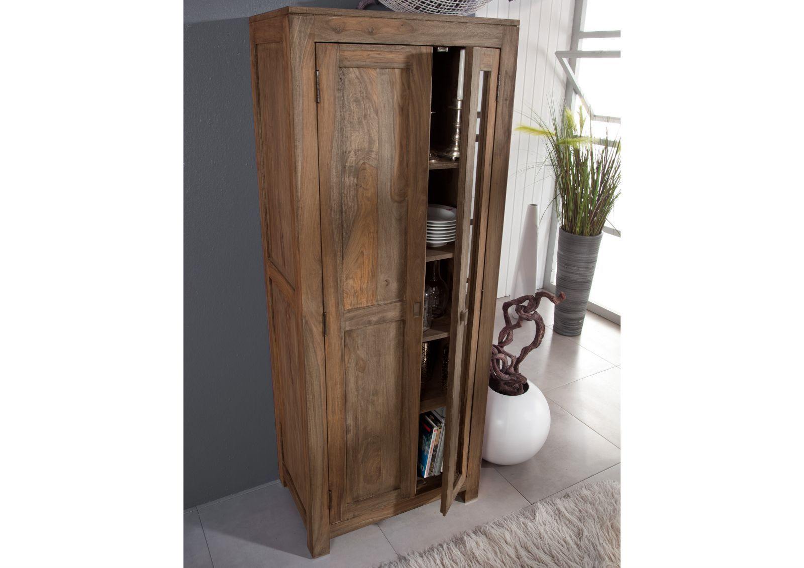 Alpaca Modern Sheesham Wood Wardrobe Cabinet #16 - Duraster