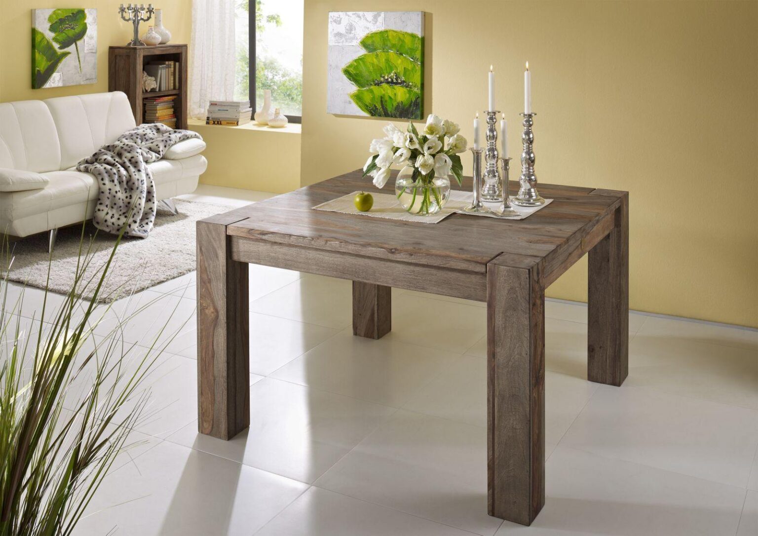Alpaca Modern Sheesham Dining Table #2 - Duraster
