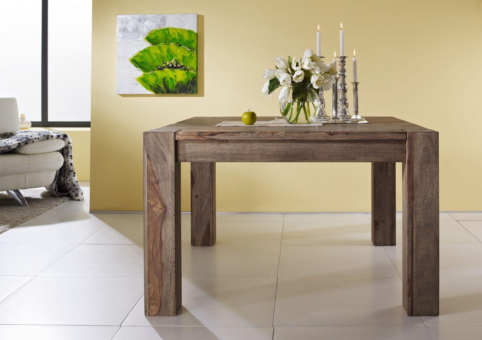 Alpaca Modern Sheesham Dining Table #2 - Duraster