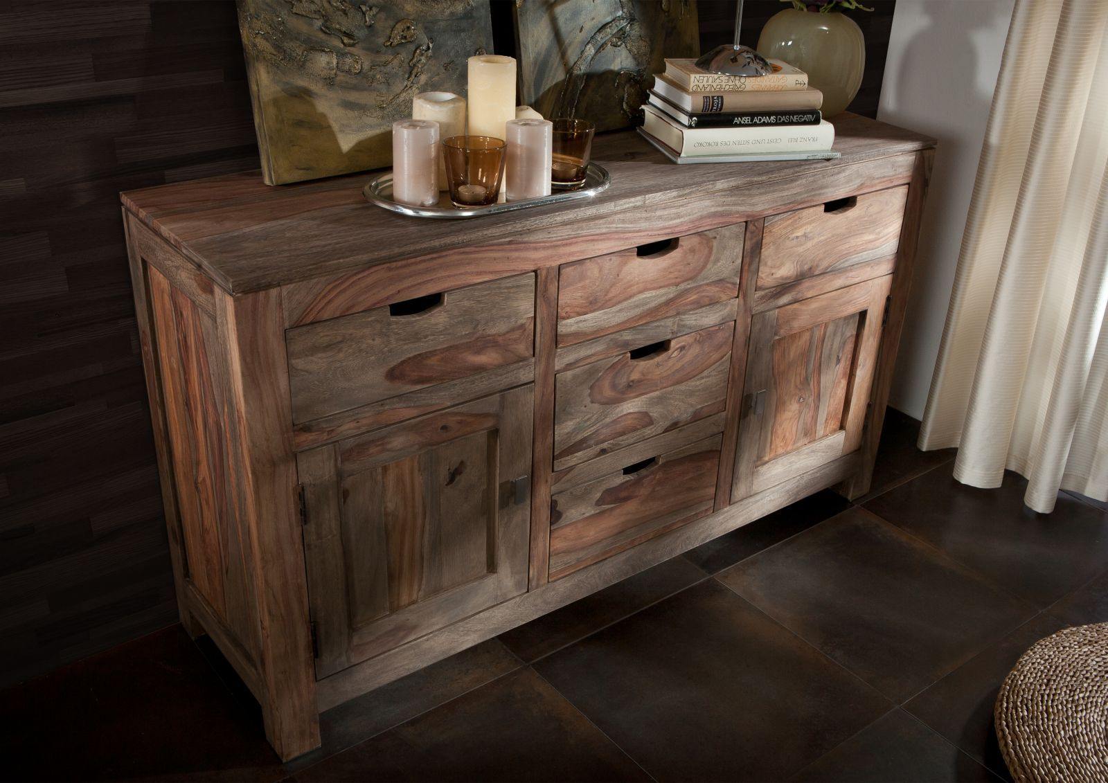 Alpaca Modern Sheesham Sideboard Cabinet #8 - Duraster