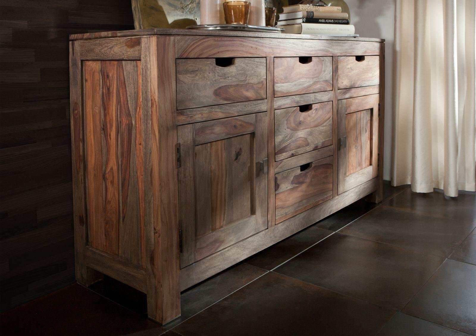 Alpaca Modern Sheesham Sideboard Cabinet #8 - Duraster
