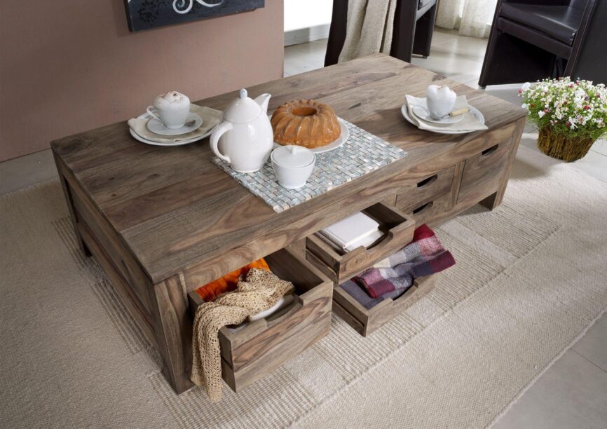 Alpaca Modern Sheesham Coffee Table #3 - Duraster