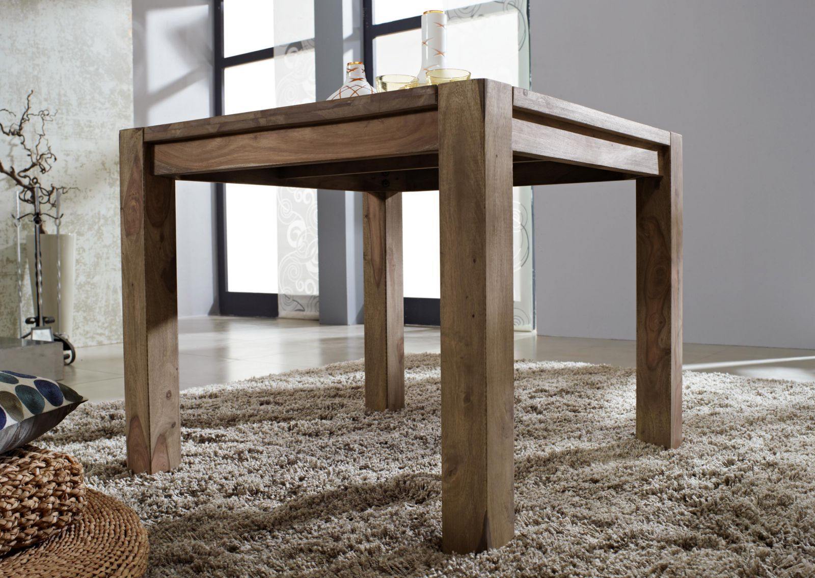 Alpaca Modern Sheesham Dining Table #3 - Duraster