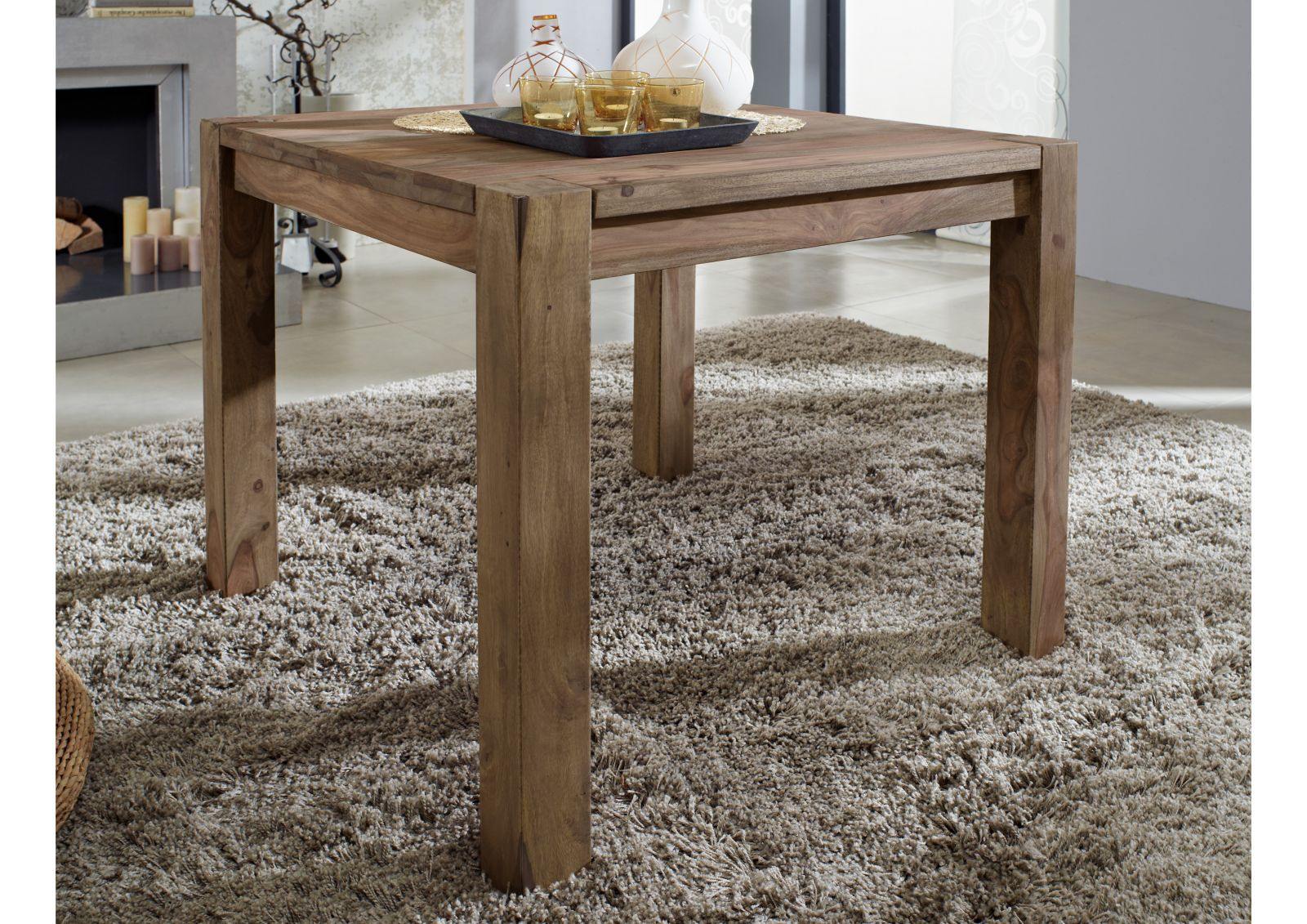 Alpaca Modern Sheesham Dining Table #3 - Duraster