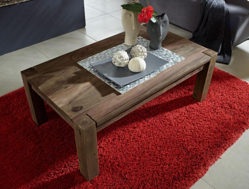Alpaca Modern Sheesham Wood Coffee Table #7 - Duraster