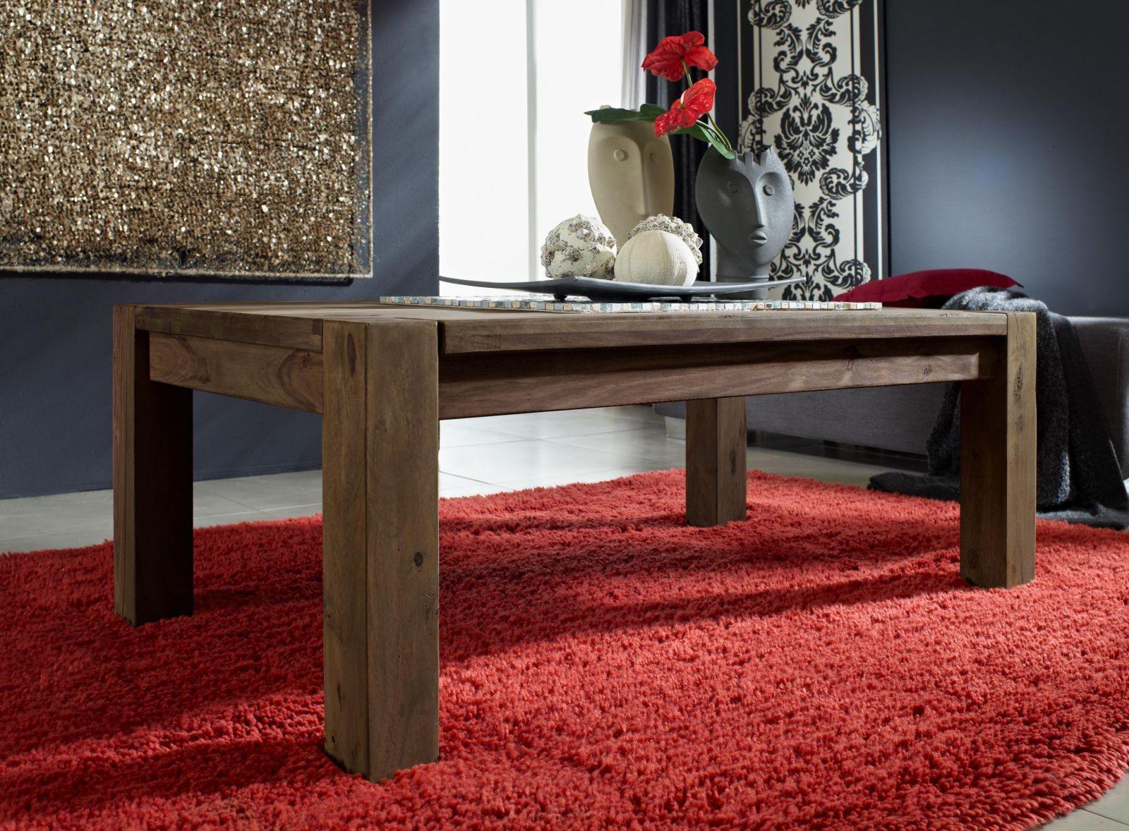 Alpaca Modern Sheesham Wood Coffee Table #7 - Duraster