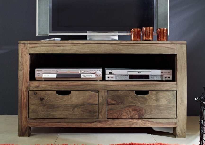 Alpaca Modern Sheesham Wood TV Unit #4 - Duraster