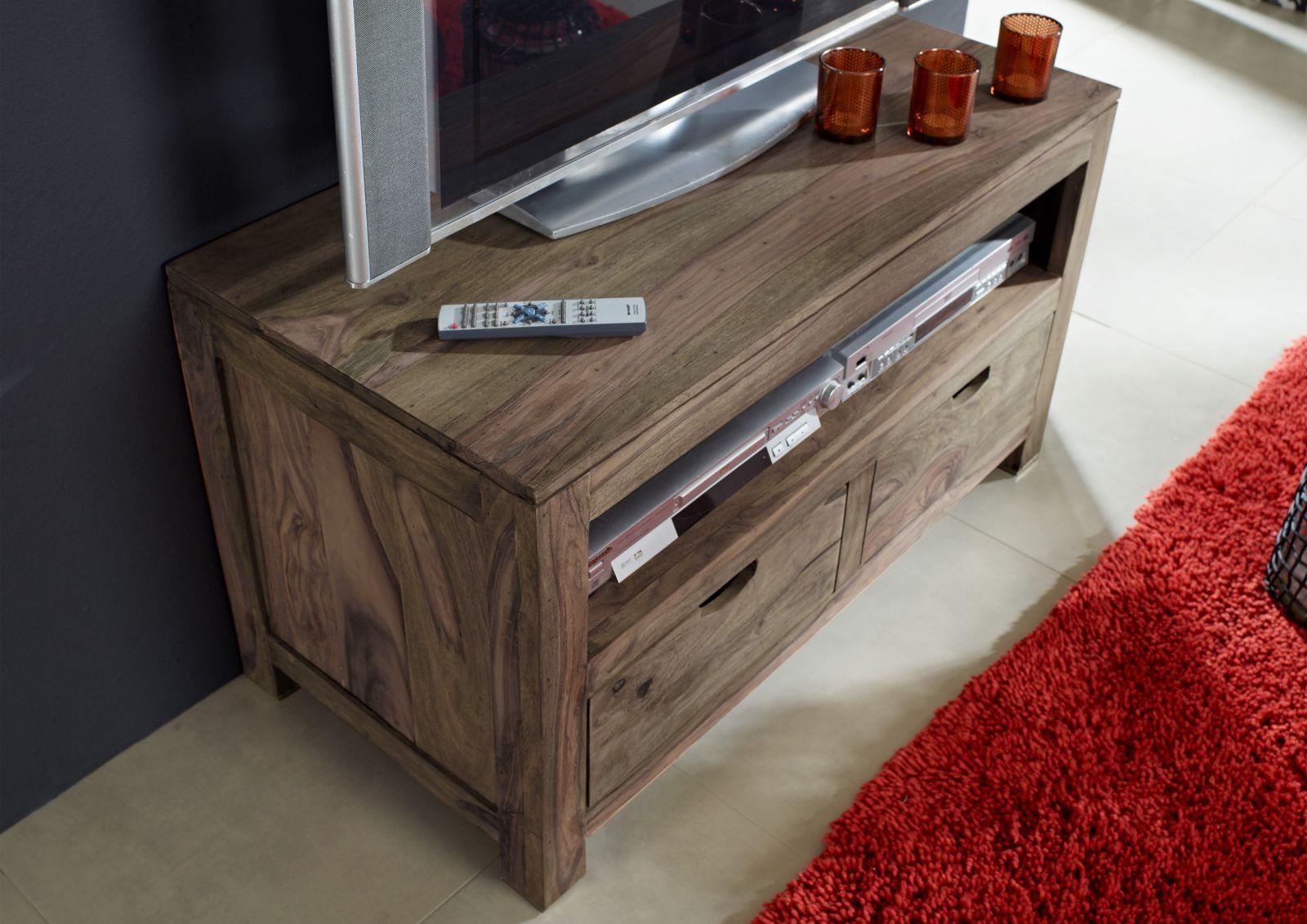 Alpaca Modern Sheesham Wood TV Unit #4 - Duraster
