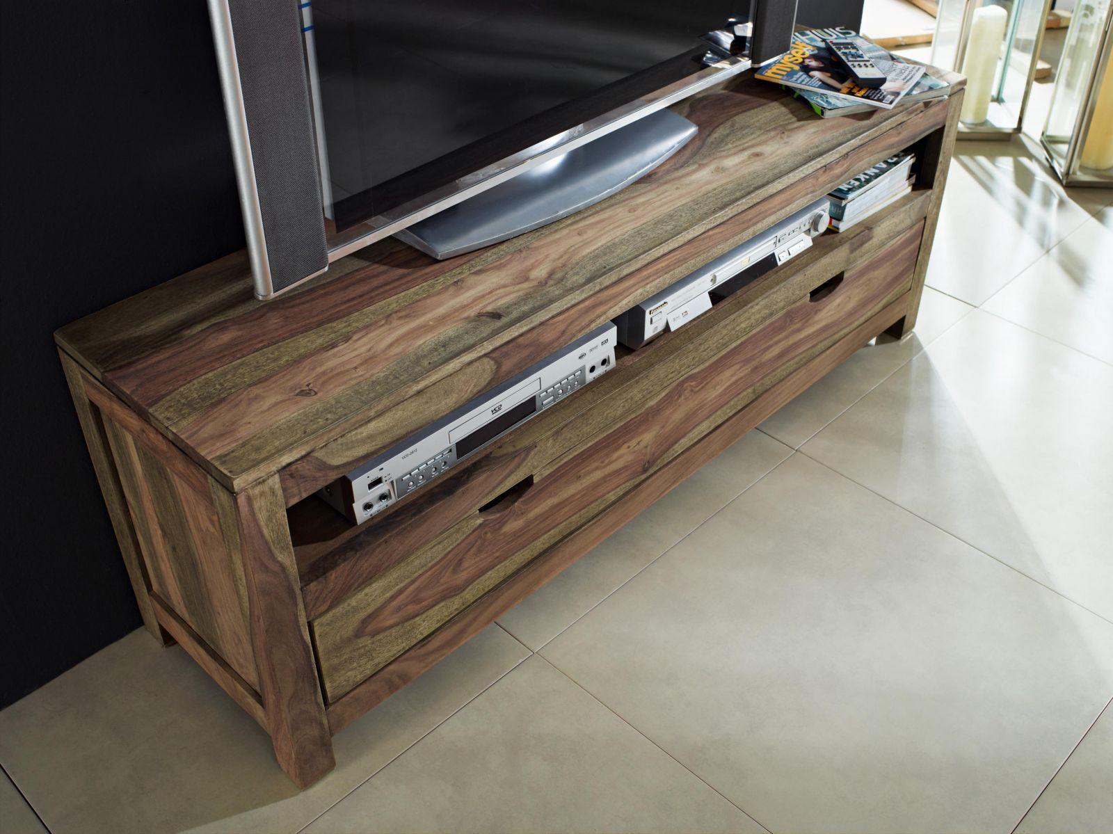 Alpaca Modern Sheesham Wood TV Unit #5 - Duraster