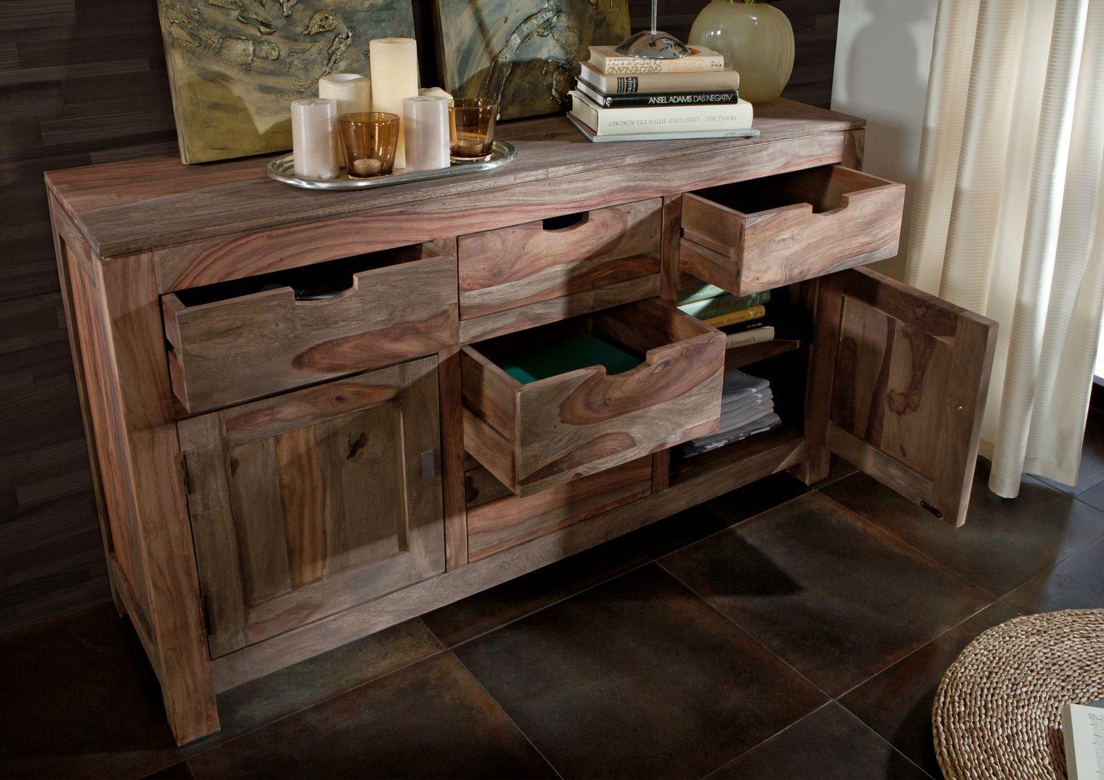 Alpaca Modern Sheesham Sideboard Cabinet #8 - Duraster