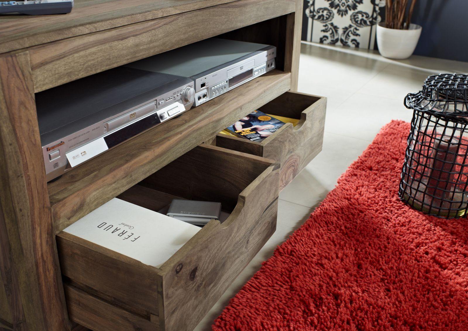 Alpaca Modern Sheesham Wood TV Unit #4 - Duraster