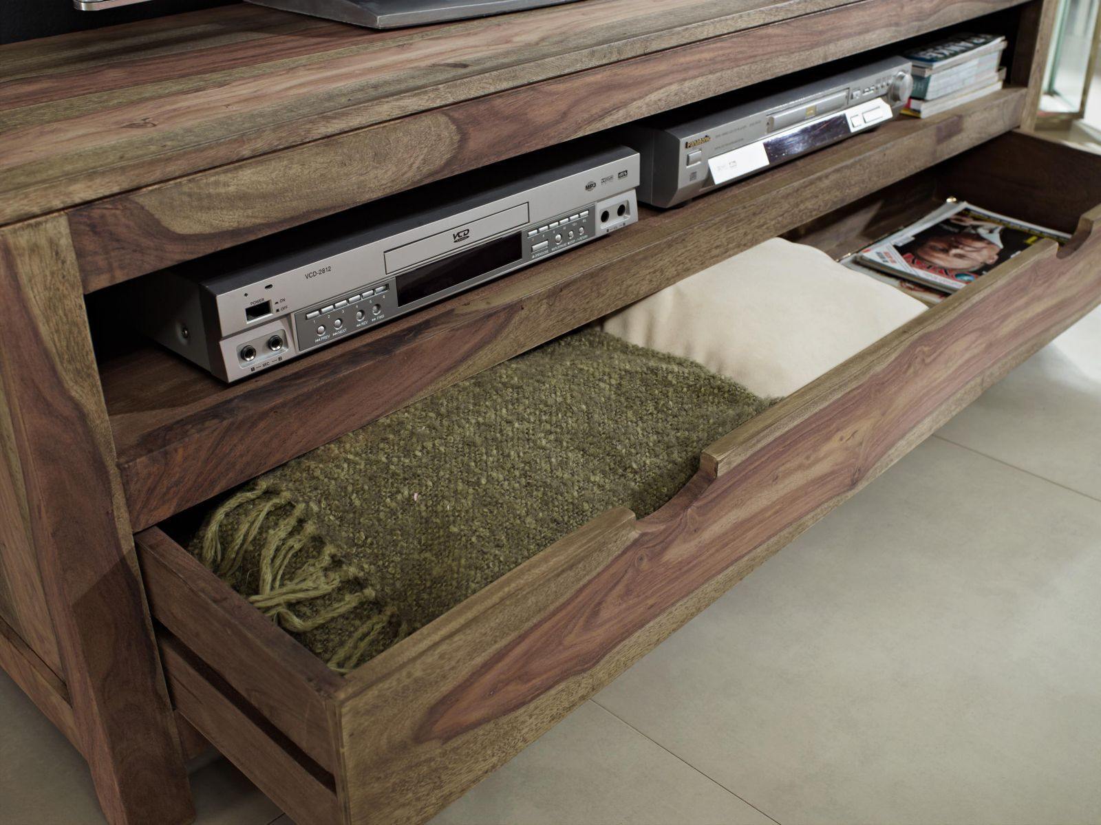Alpaca Modern Sheesham Wood TV Unit #5 - Duraster