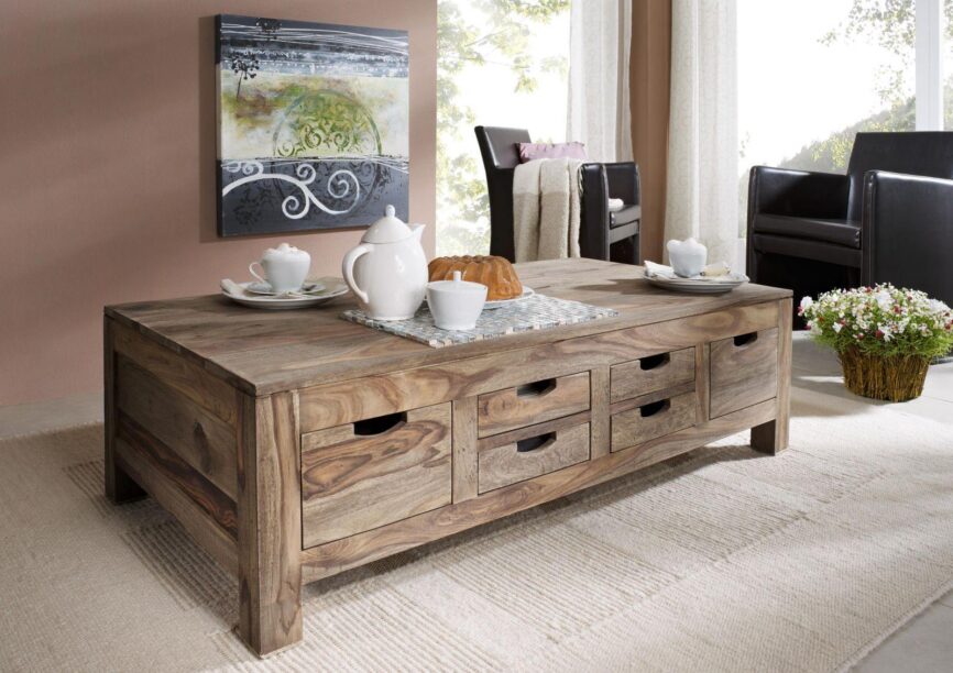 Alpaca Modern Sheesham Coffee Table #3 - Duraster