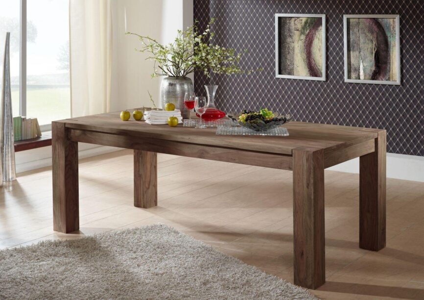 Alpaca Modern Sheesham Wood Coffee Table #8 - Duraster