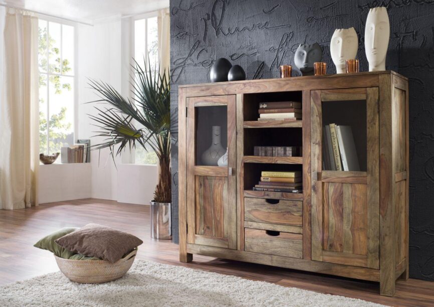 Alpaca Modern Sheesham Wood Cabinet #14 - Duraster