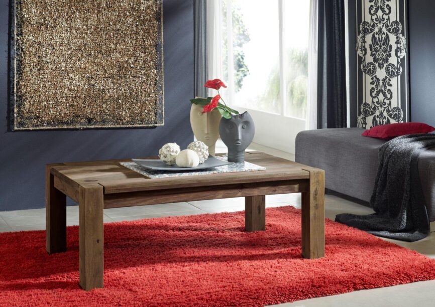 Alpaca Modern Sheesham Wood Coffee Table #7 - Duraster