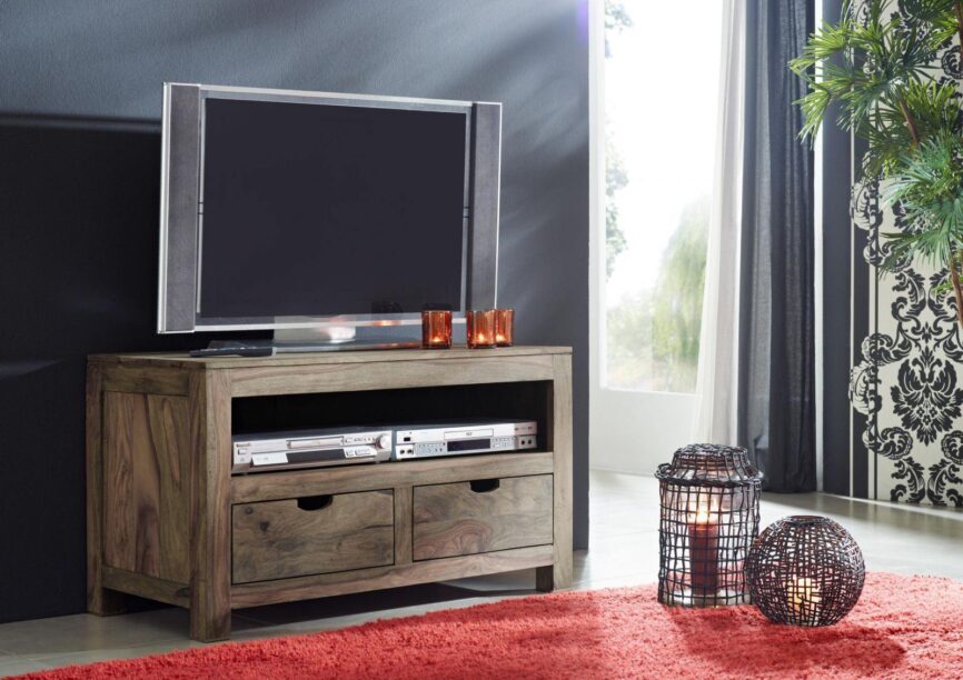 Alpaca Modern Sheesham Wood TV Unit #4 - Duraster