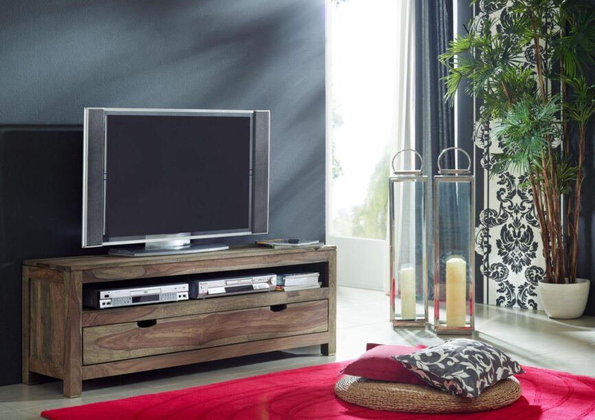Alpaca Modern Sheesham Wood TV Unit #5 - Duraster