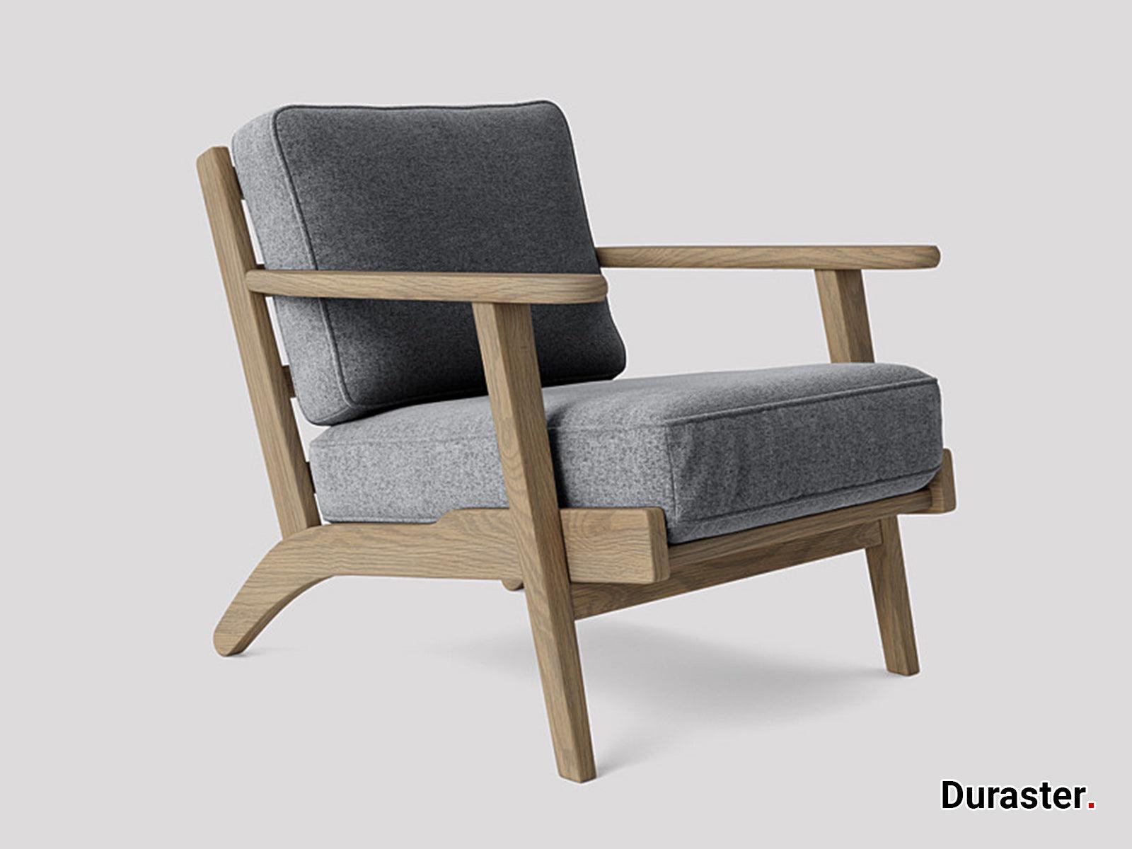 Elemantray Solid Wood Fabric Upholstered Chair #1 - Duraster