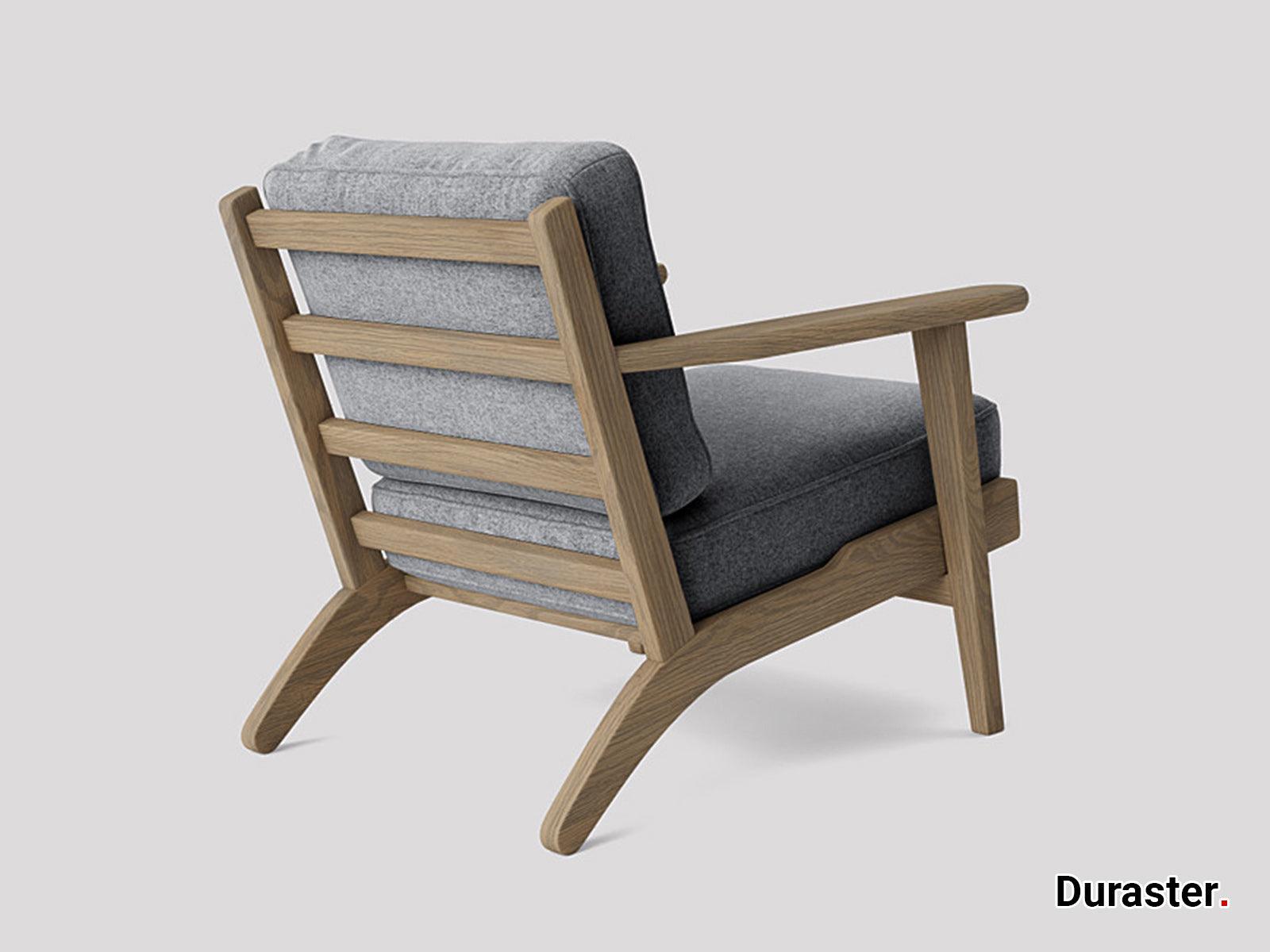 Elemantray Solid Wood Fabric Upholstered Chair #1 - Duraster