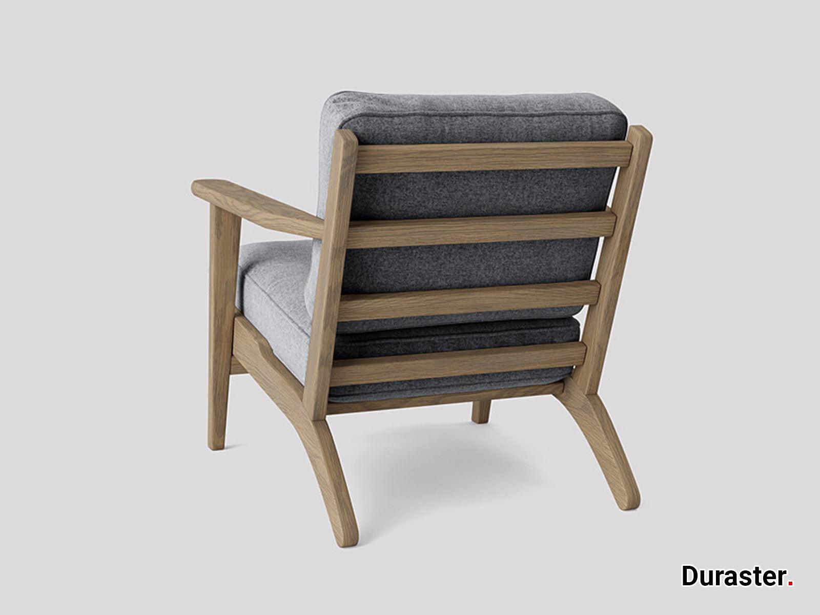 Elemantray Solid Wood Fabric Upholstered Chair #1 - Duraster