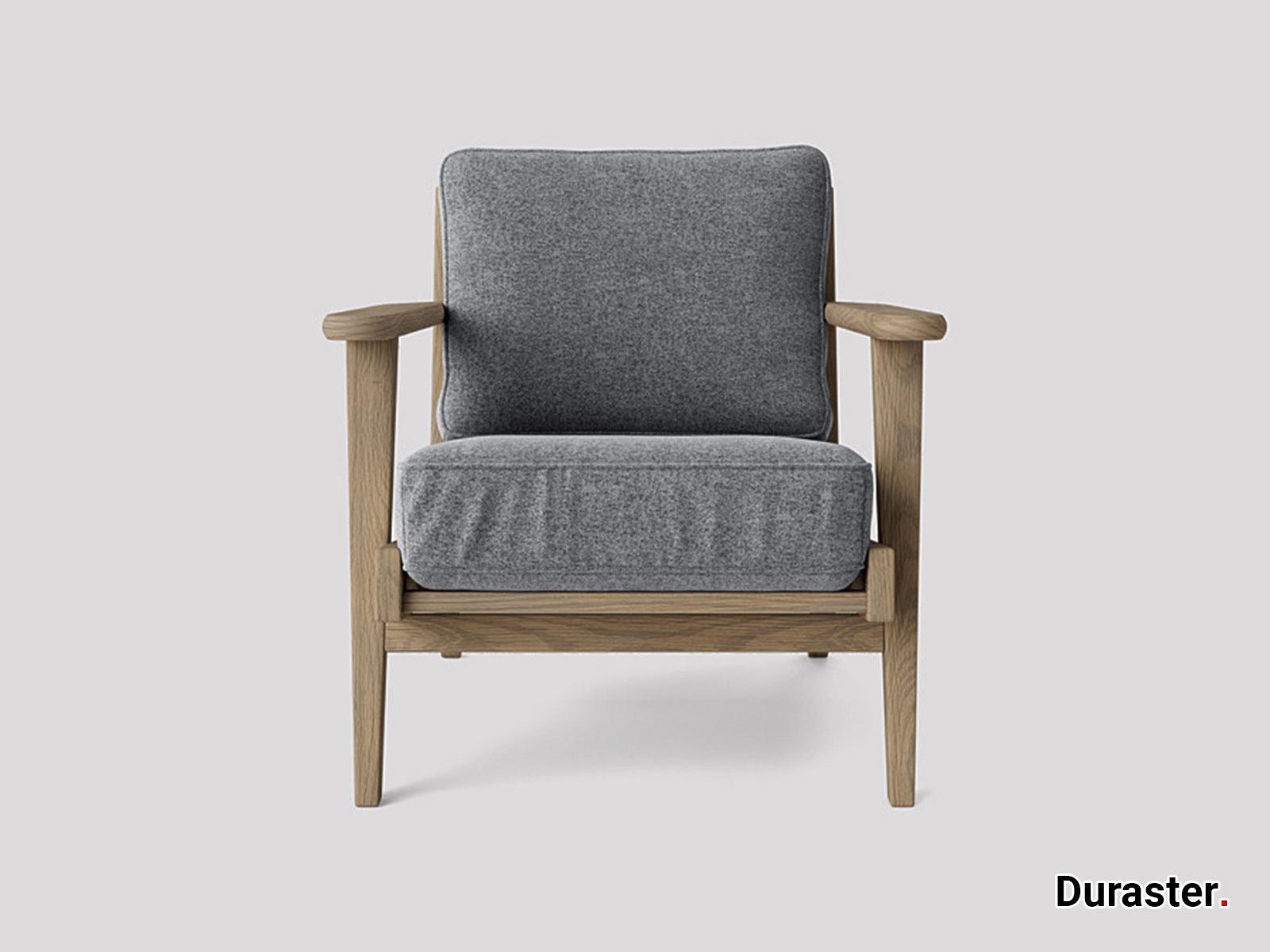 Elemantray Solid Wood Fabric Upholstered Chair #1 - Duraster