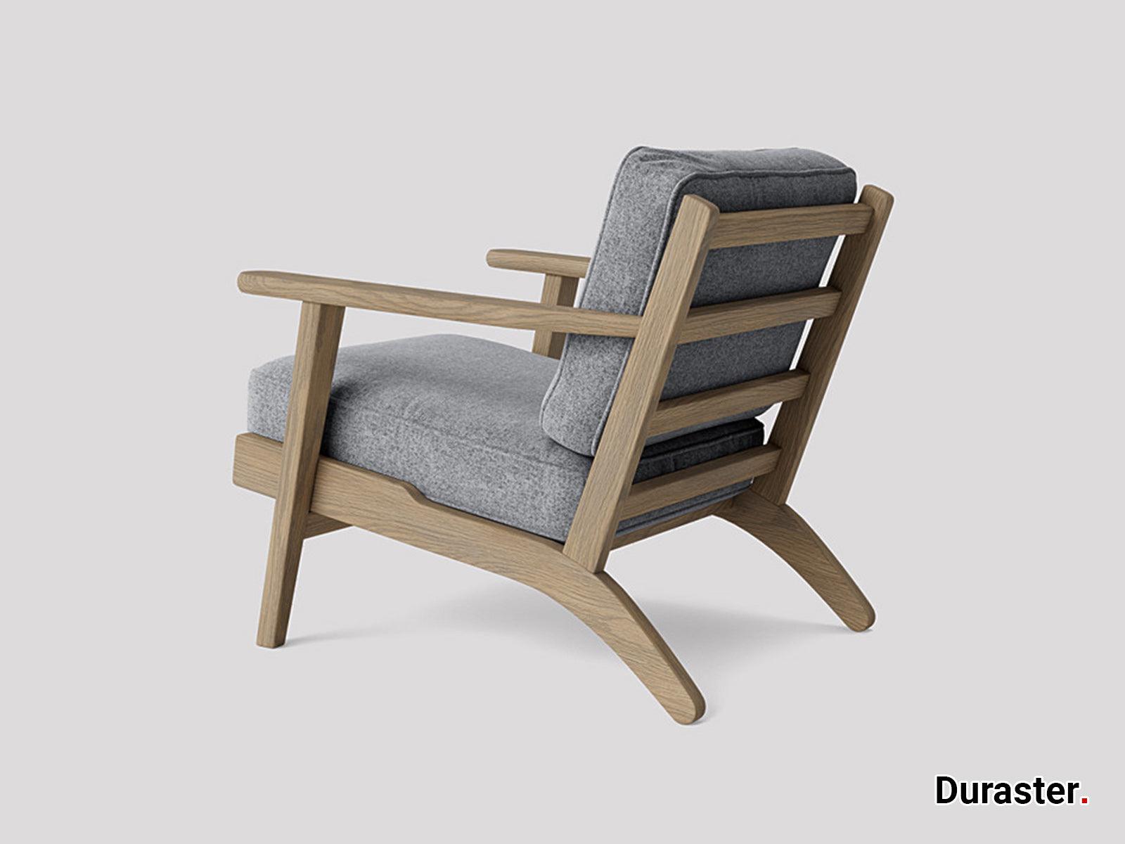 Elemantray Solid Wood Fabric Upholstered Chair #1 - Duraster