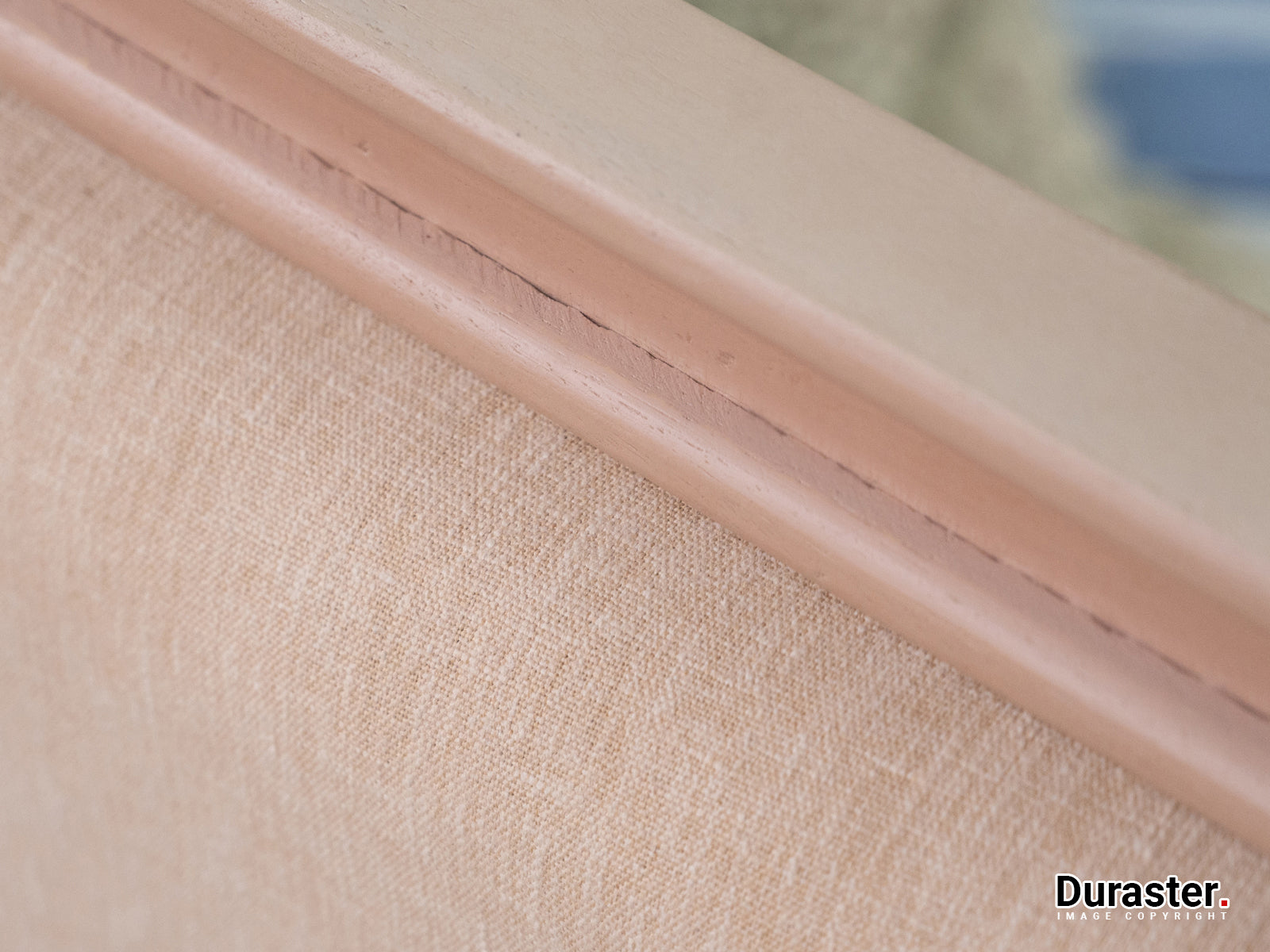 Duraster Novo Premium Sheesham Wood Upholstered Bed #4 - Image 4
