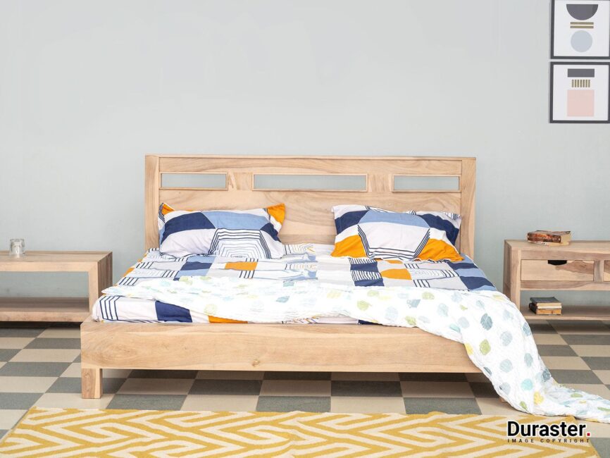 Novo Premium Solid Sheesham wood Elegant Bed #1 - Duraster