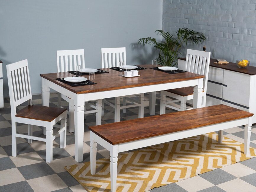 Novo Premium Solid Acacia wood Dining Table  #2 - Duraster