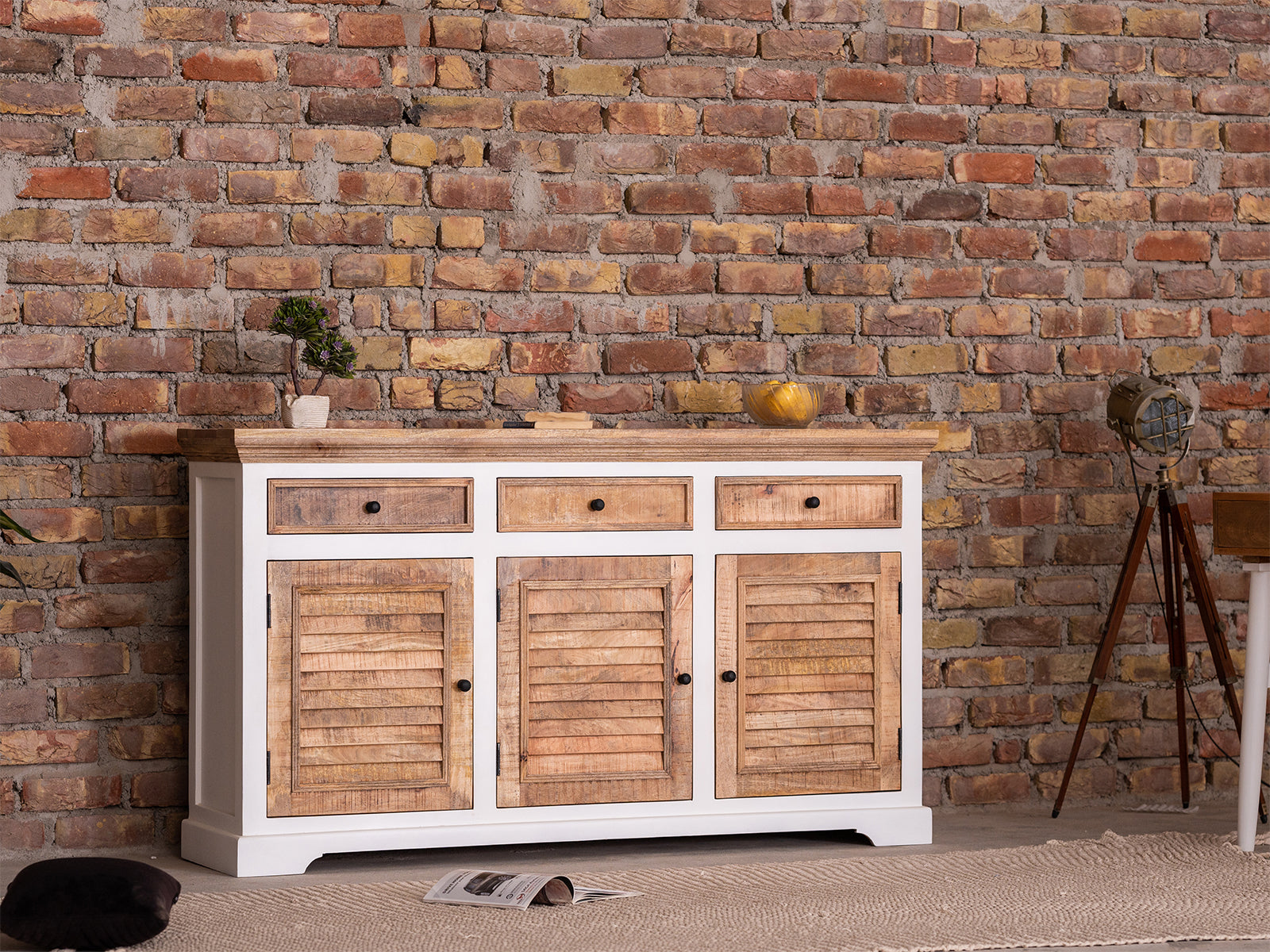 Duraster Novo Premium Solid Wood Sideboard #3