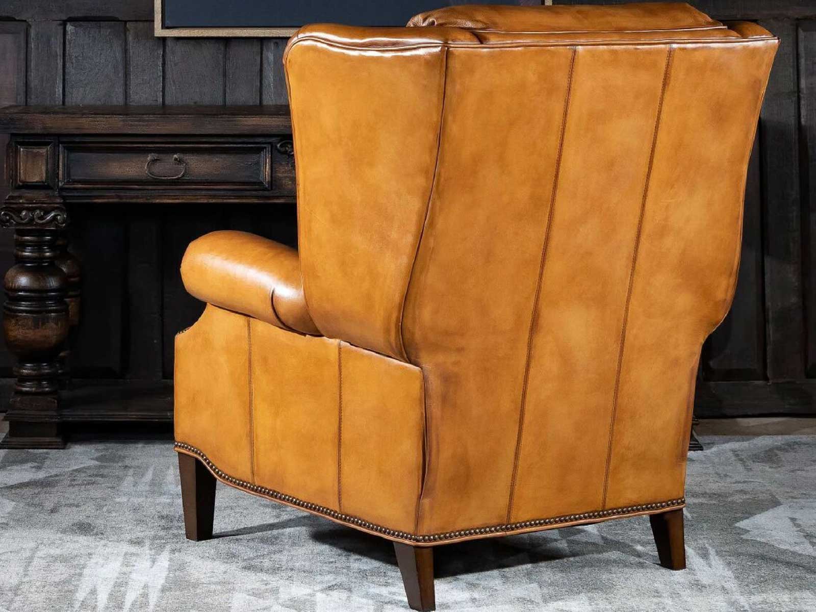Duraster Single Seater Leather Sofa (Tan Brown) #3 - Image 2