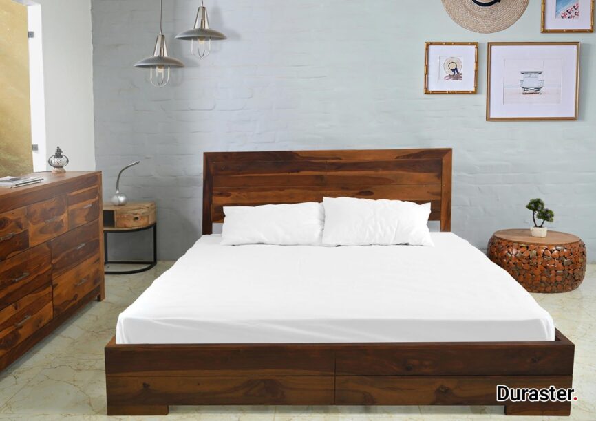 Sheesham Wood King Size Bed