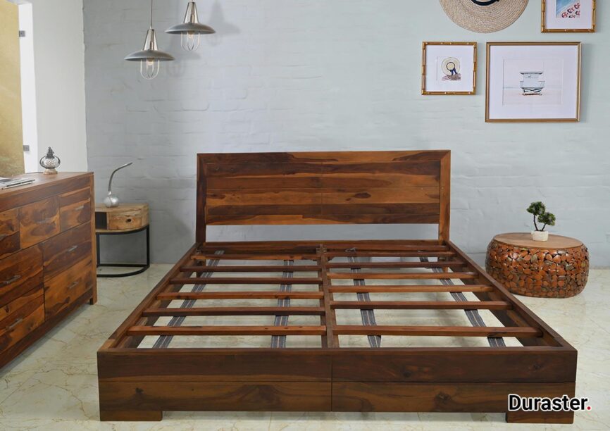 Sheesham Wood King Size Bed