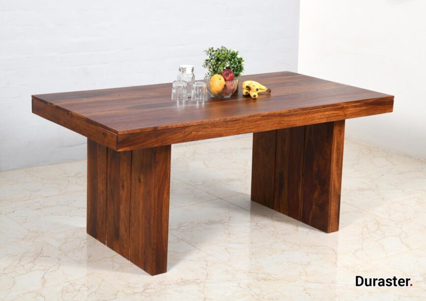 Raygoor Modern Solid Sheesham 4, 6 & 8 Seater Dining Set #1 - Duraster