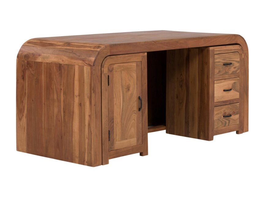 DESK SET CABERA II WITH REAR WALL - Duraster