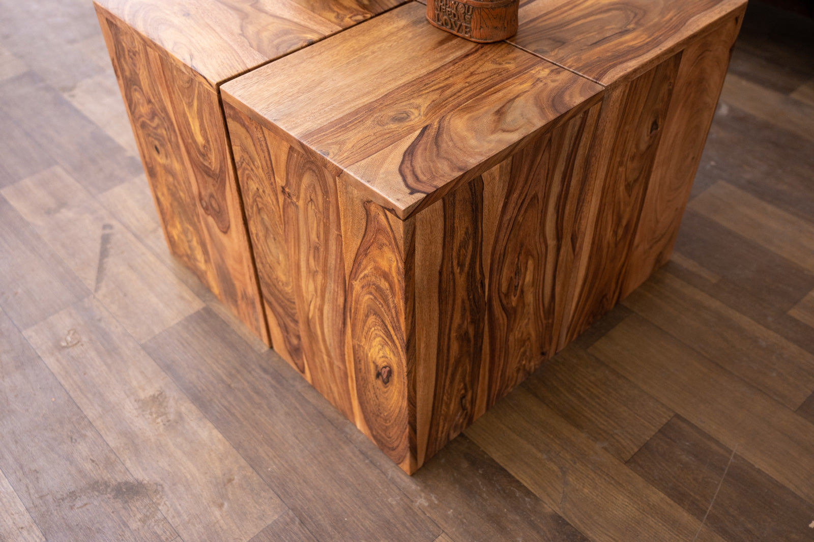 Duraster Hawkin Sheesham Wood Set of Coffee Table #4 - Image 7
