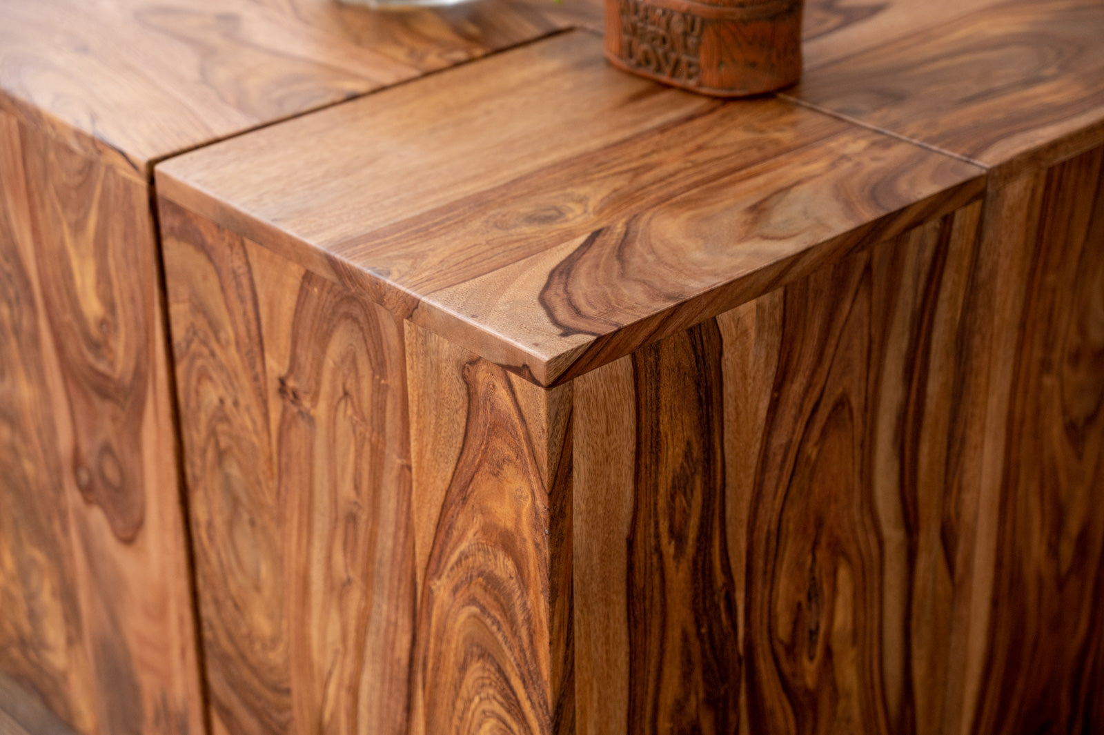Duraster Hawkin Sheesham Wood Set of Coffee Table #4 - Image 8