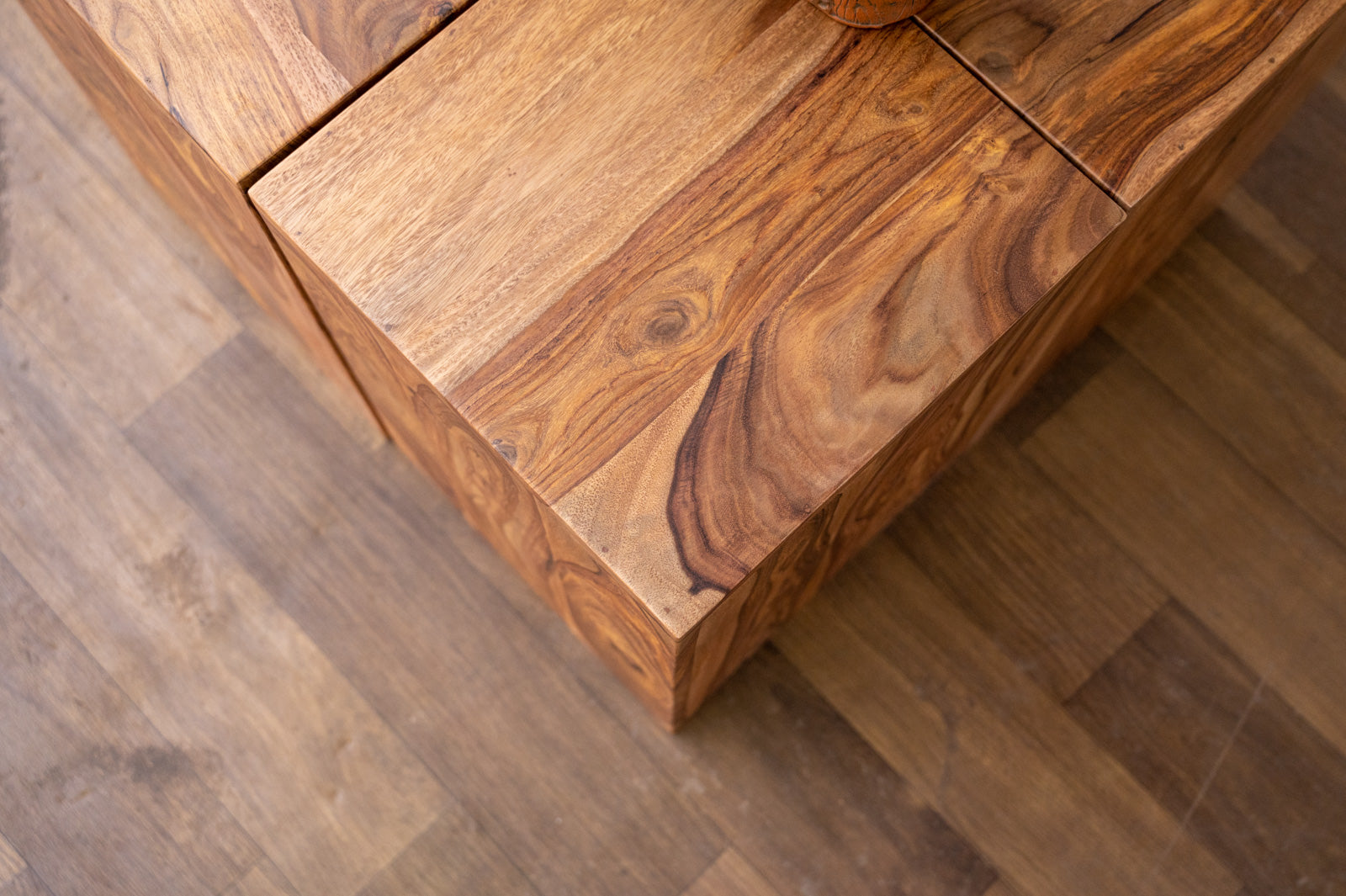 Duraster Hawkin Sheesham Wood Set of Coffee Table #4 - Image 4
