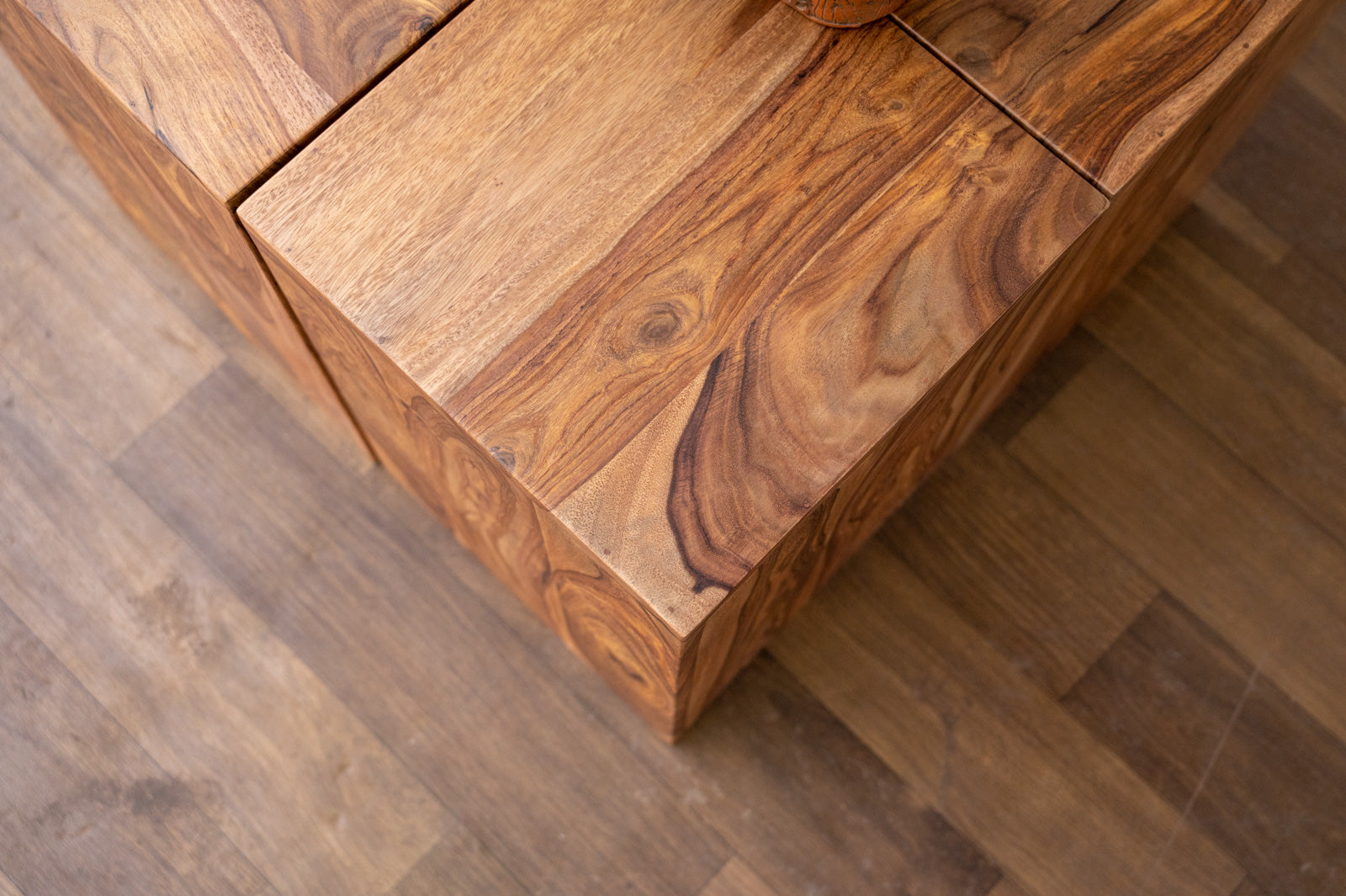 Duraster Hawkin Sheesham Wood Set of Coffee Table #4 - Image 3