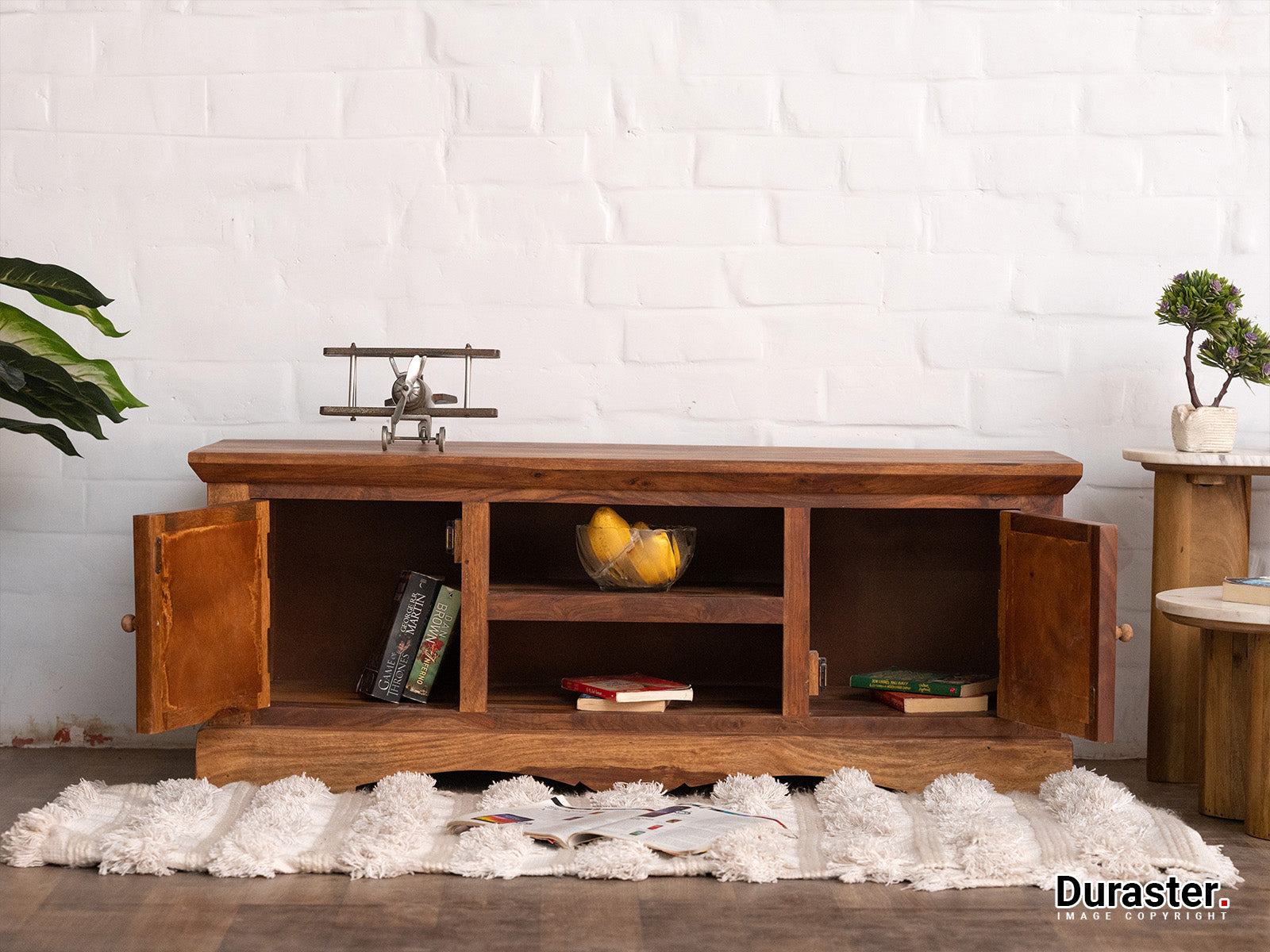 Duraster Terrazzo Sheesham Wood TV Unit #1 - Image 3