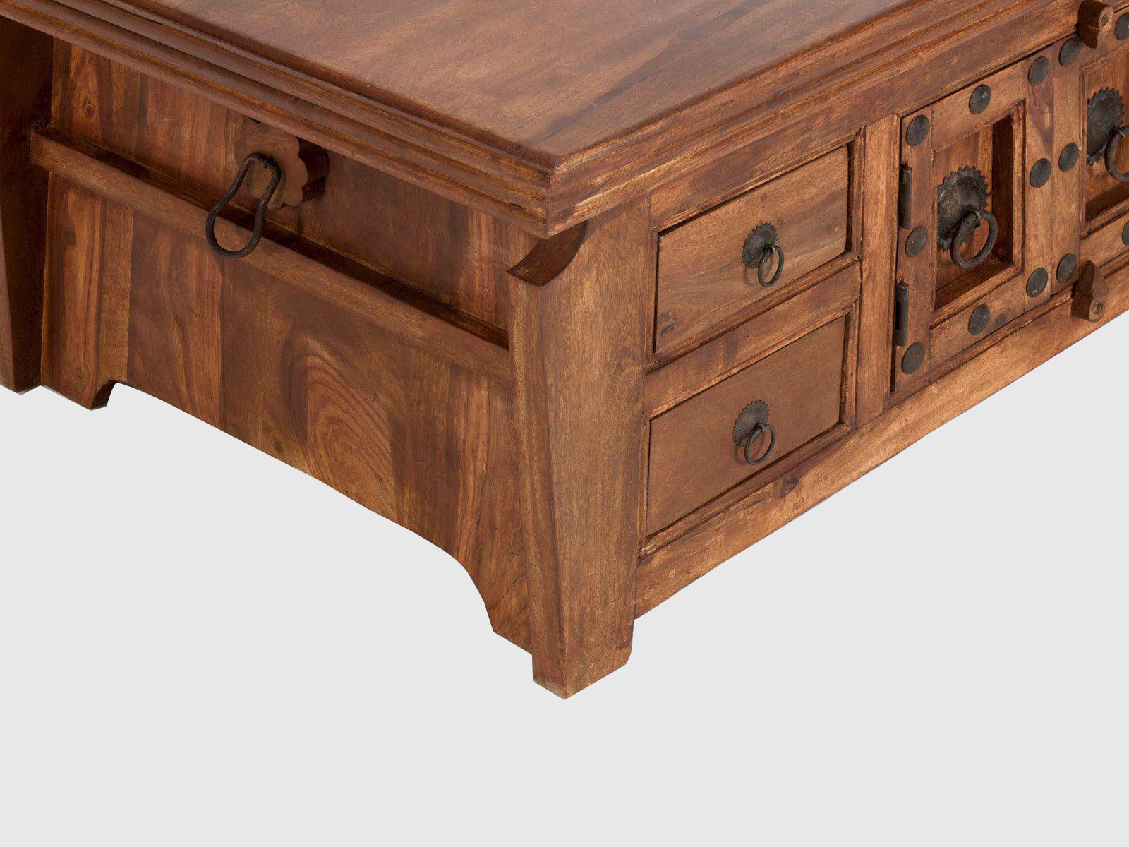Sheesham Wood Coffee Table with Storage