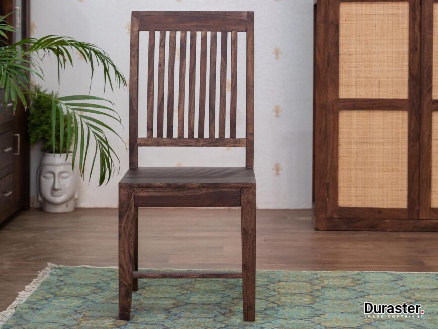 Tuscany Modern Sheesham Wood Dining Chair #1 - Duraster