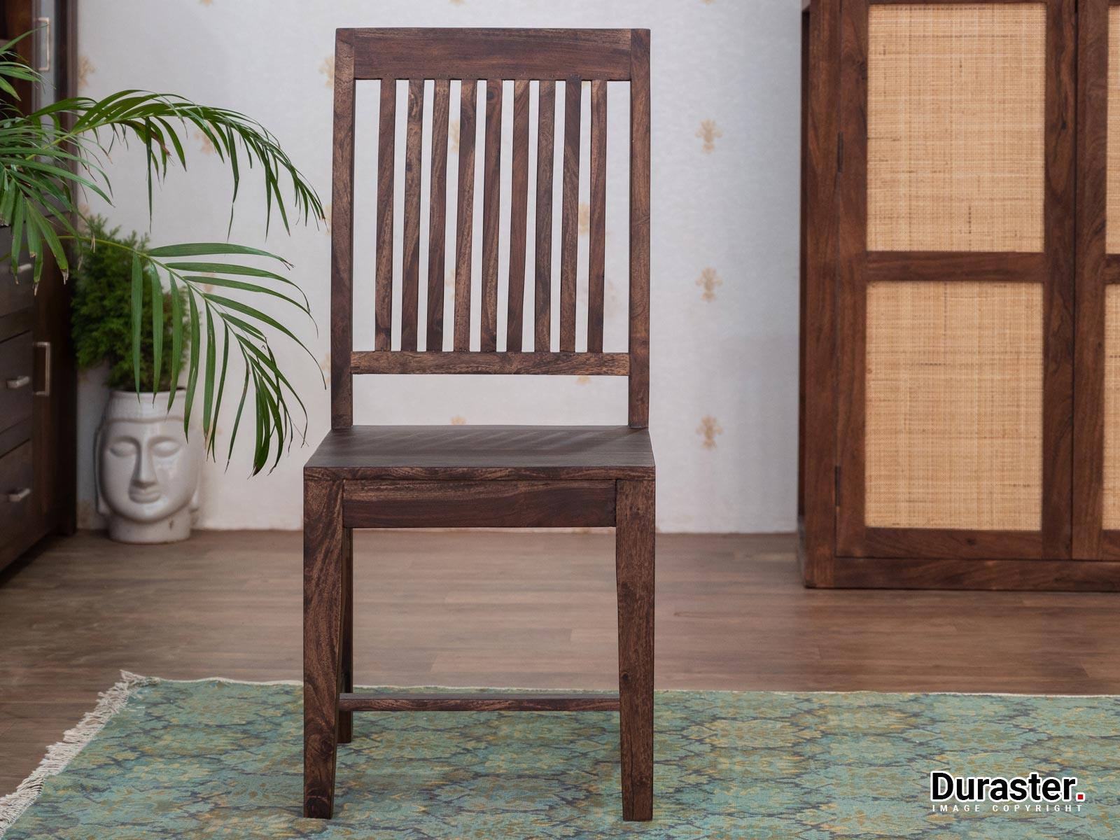 Tuscany Modern Sheesham Wood Dining Chair #1 - Duraster