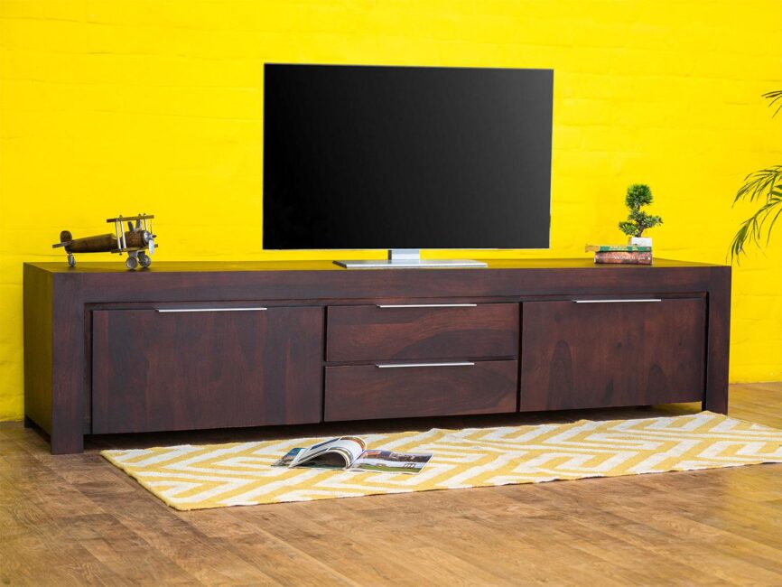 Tuscany Modern Acacia wood TV Unit #1 - Duraster